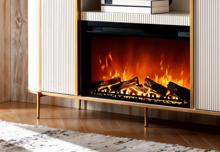 electric fireplace modern