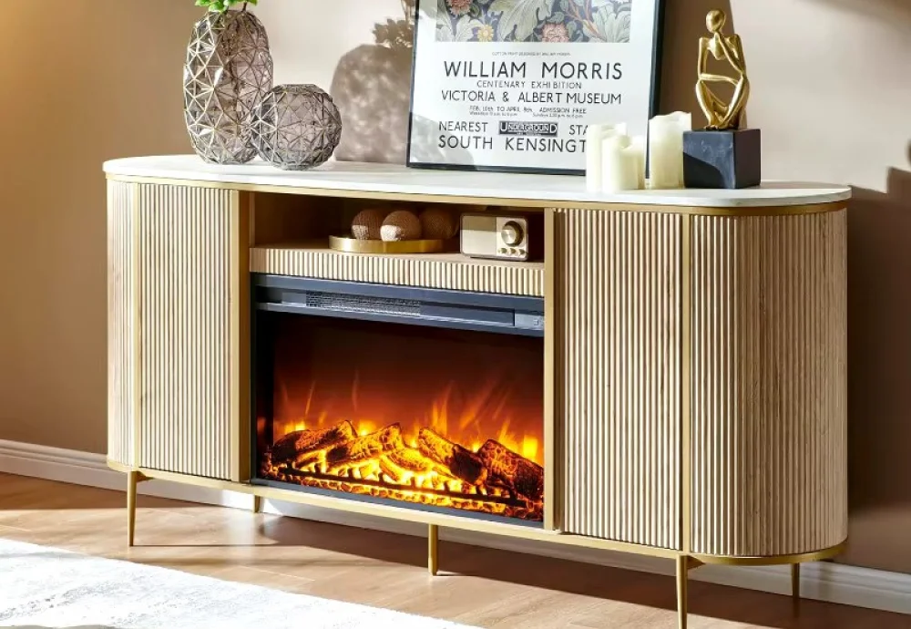 electric fireplace modern